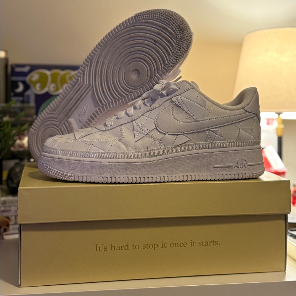 Nike x Billie Eilish Air Force 1. Size 10. White. LIKE NEW.